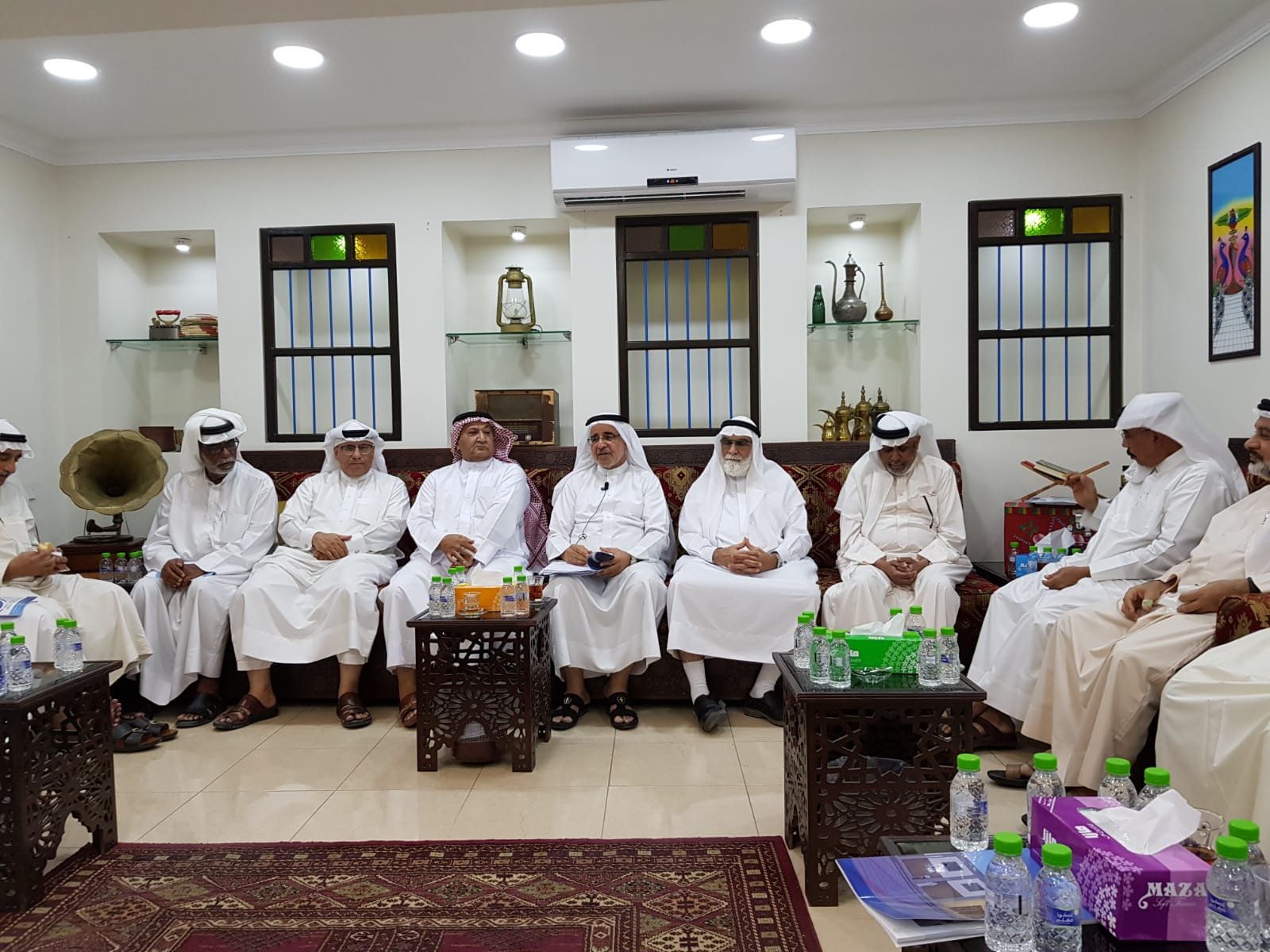 لقاء مجلس الادارة مع الجمهور في مجلس الكعبي